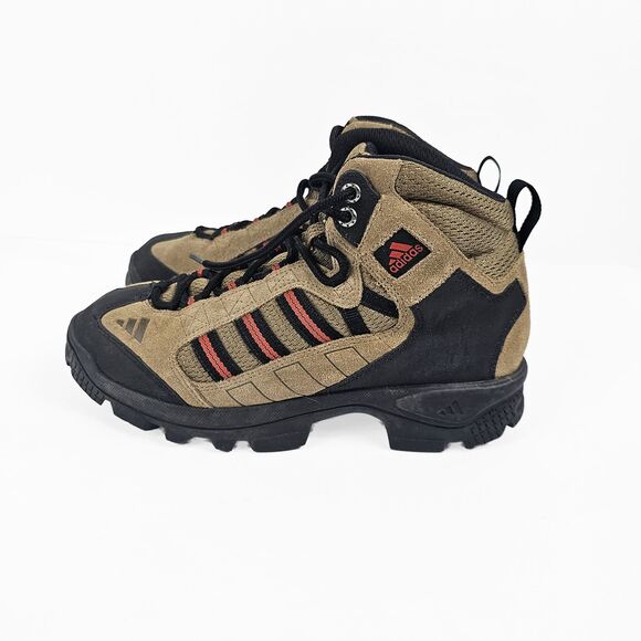 Adidas Vintage Sample Women's Size 7 Hiking Boots Brown Suede Y2K 90's - Picture 4 of 8